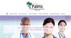 Desktop Screenshot of palmsmri.com