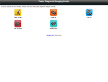 Tablet Screenshot of palmsmri.com